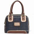2014 New Fashionable Design Jeans Fabric Handbag for Ladies (M9345A) with Two Top Handles